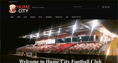 Desktop Screenshot of humecityfc.com