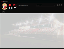Tablet Screenshot of humecityfc.com